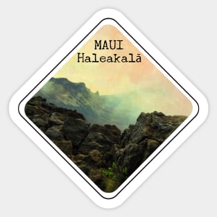 Haleakala National Park Maui Hawaii To travel is to live Sticker